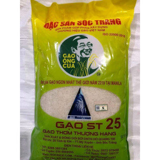 Gạo st25 ông cua cà mau