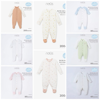 Body có tất newborn Nous cho bé trai/bé gái sơ sinh