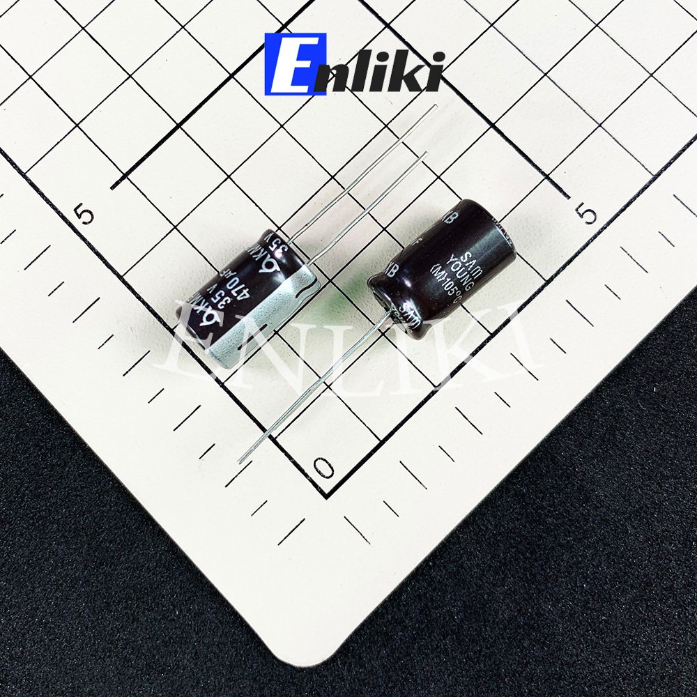 [Mã ELHACE giảm 4% đơn 300K] 2 Tụ 470uF 35V kích thước 10x13mm