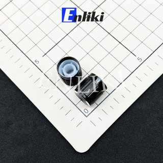 Núm triết áp kim loại đen 15mm