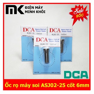 Ốc rọ máy mài khuôn asj02-25 cốt 6mm