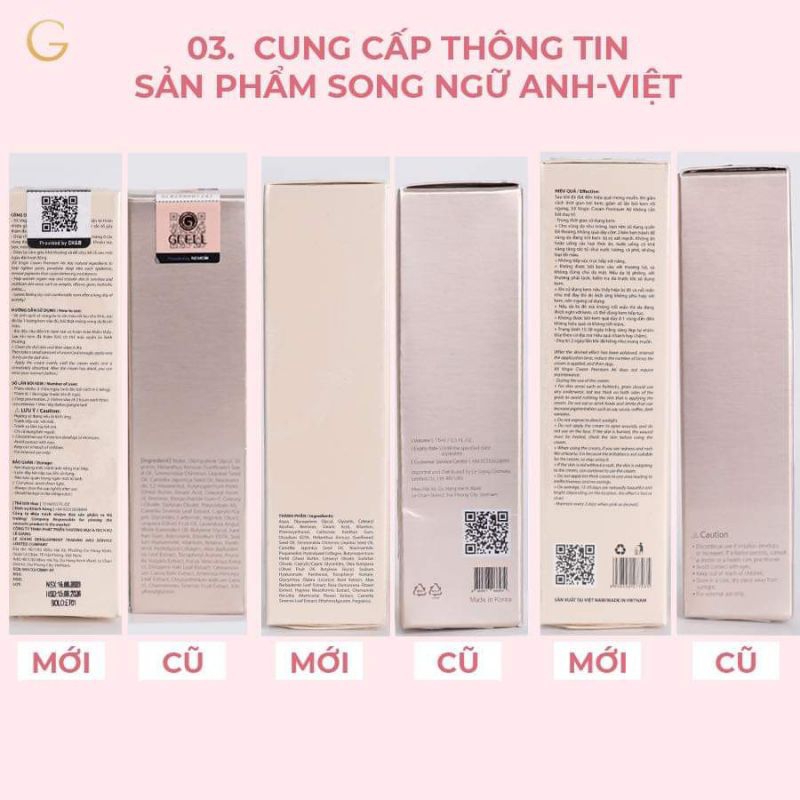 Kem dưỡng hồng nhũ hoa và bikini XX VIRGIN  GCELL loại 5ml và 15ml