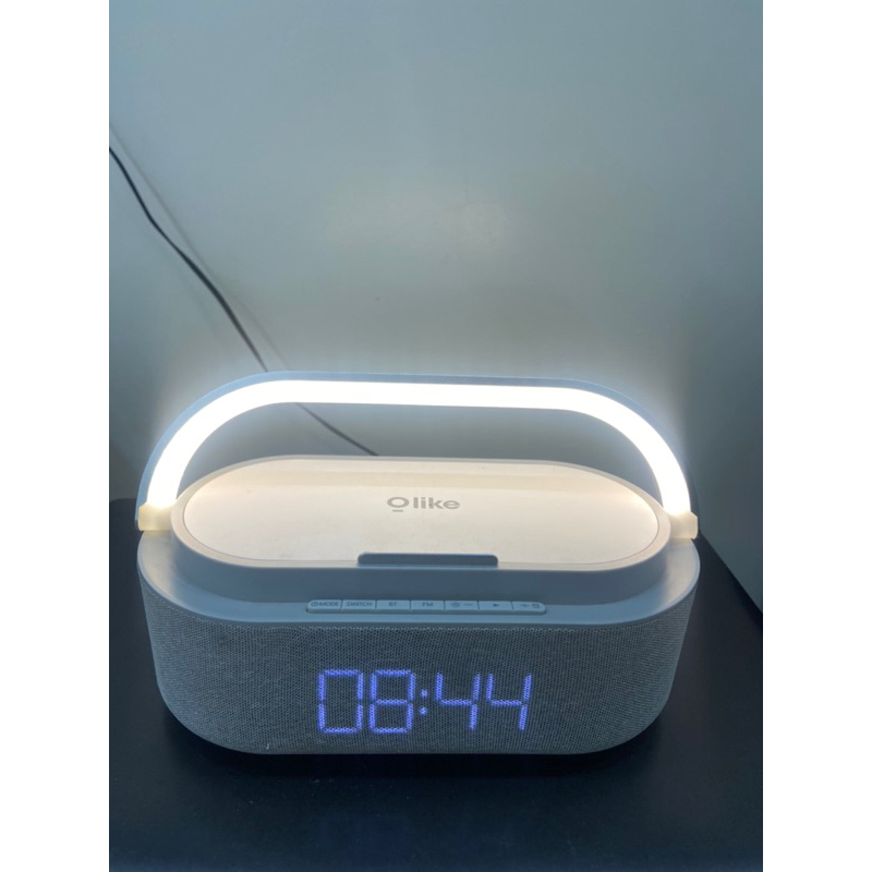 Loa OLIKE S2 tích hợp đồng hồ đèn ngủ QUÀ OPPO RENO8T hàng chính hãng decord background cực xinh