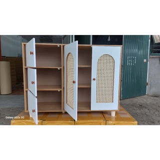Tủ Giày 5 Cánh  Decor Cánh Mây Thông Minh