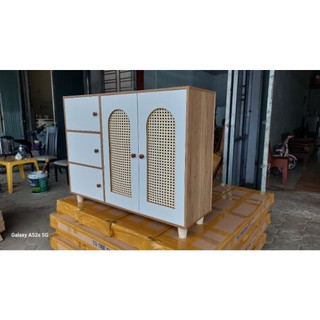Tủ Giày 5 Cánh  Decor Cánh Mây Thông Minh