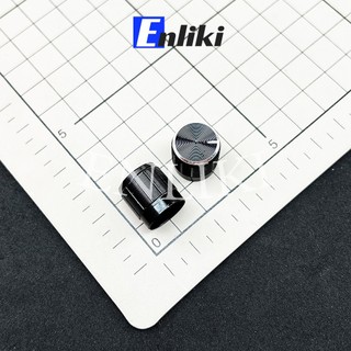 Núm triết áp kim loại đen 15mm