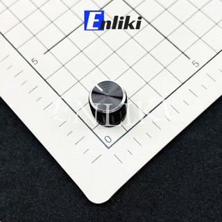 Núm triết áp kim loại đen 15mm