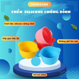 [Rẻ Vô Địch] Chén Nấu Sáp Wax Lông Chống Dính Silicon Vệ Sinh Dễ Dàng Tiện Lợi