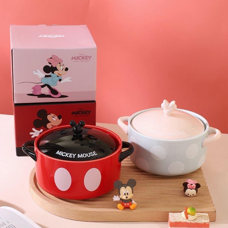 Nồi nấu ăn Mickey/Minnie chính hãng disney