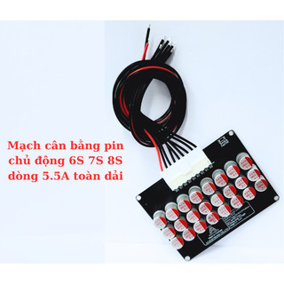 Mạch cân bằng pin chủ động 6s 7s 8s 5.5a toàn dải