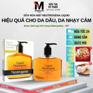 Sữa Rửa Mặt NEUTROGENA Liquid Dịu Nhẹ Cho Da Dầu, Da Nhạy Cảm (236ml) _Xchoice