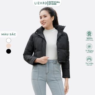  Áo khoác phao nữ chần bông Lizard phong cách trẻ trung năng động 2FW23J155 