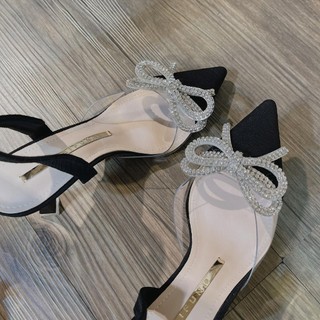Sandal Gót Nơ Đính Đá SD2196
