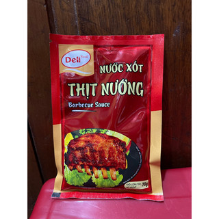 Sốt gia vị ướp thịt nướng DeLi food 1 gói 70g.
