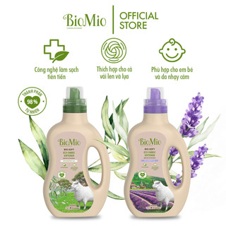 Nước xả vải hữu cơ BioMio BIO-SOFT 1000ml hương thơm tự nhiên, an toàn cho da nhạy cảm Date 2026