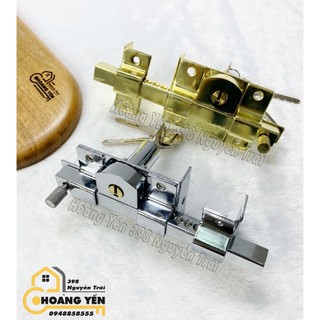 Chốt cổng gỗ, sắt thép có khóa, chốt cửa liền khóa EL, Chốt ngang có khóa