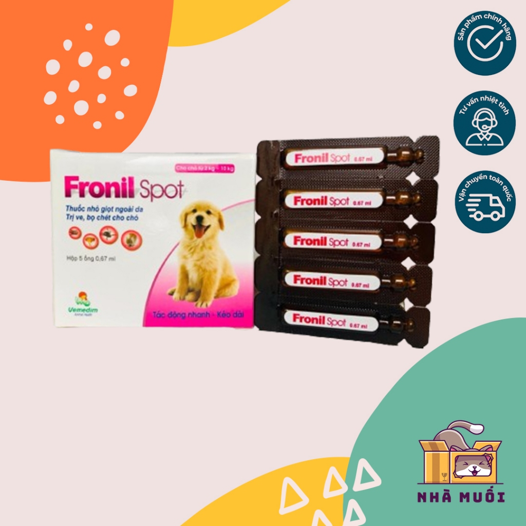 Nhỏ Gáy Phòng Ve Rận Cho Chó Fronil Spot