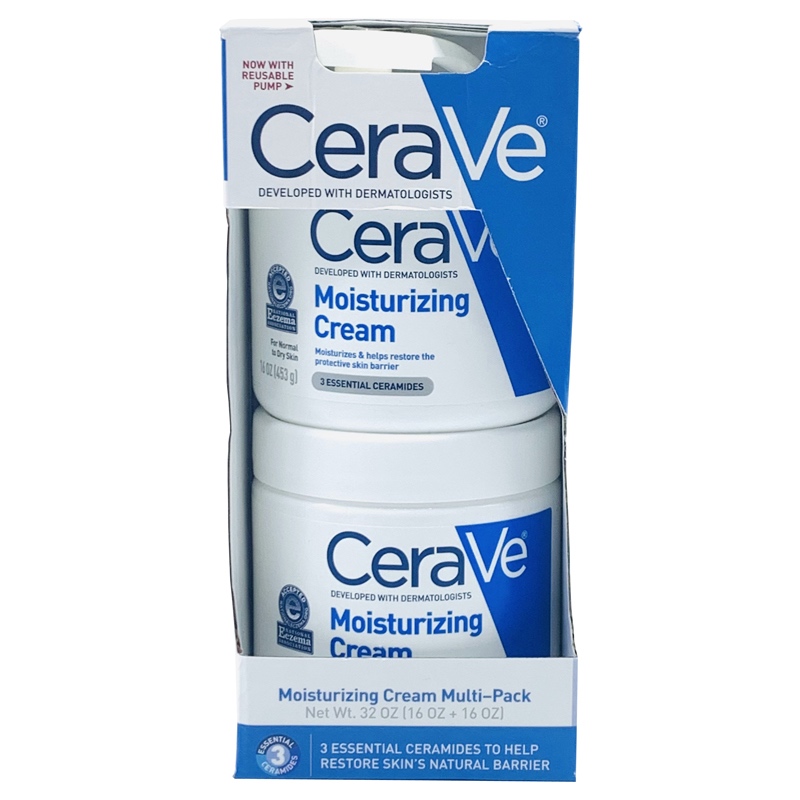 Kem dưỡng da giữ ẩm cho da khô CeraVe Moisturizing Cream 453g x2