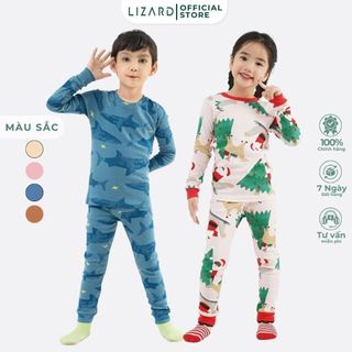  Set đồ mặc nhà Lizard trẻ em chất vải nỉ 5SS23-009 