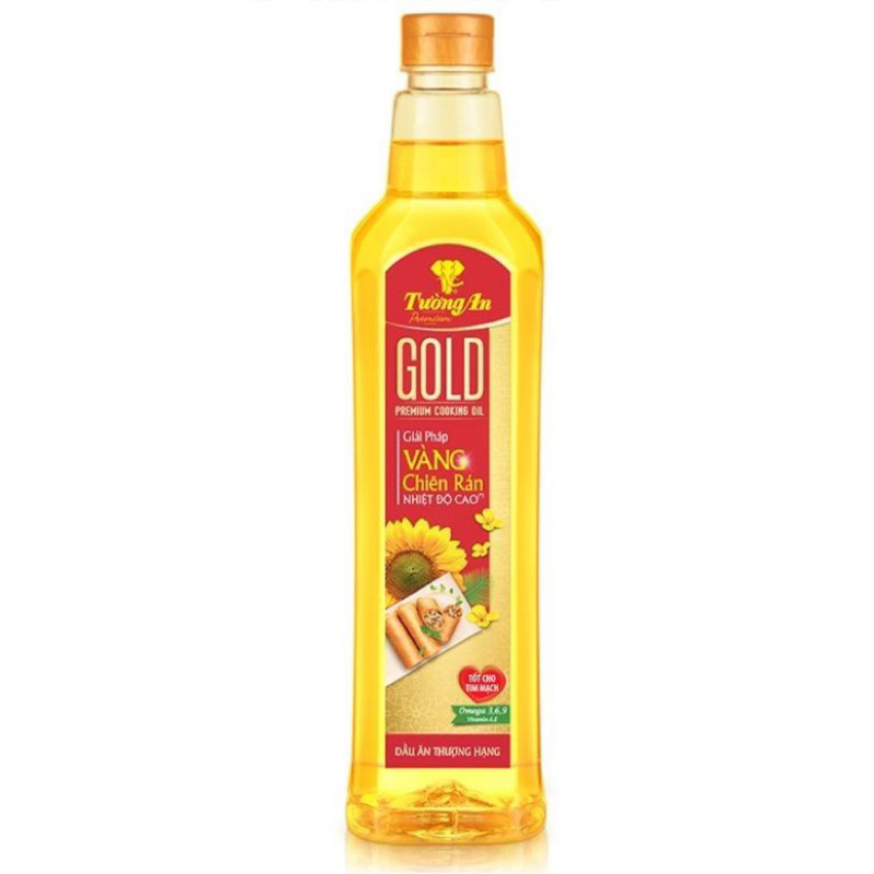 Dầu GOLD Tường An chai 1lít