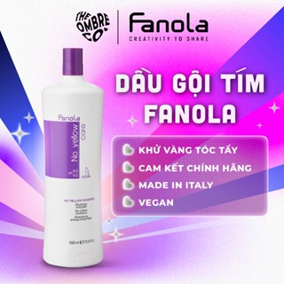 Dầu gội tím FANOLA NO YELLOW, dầu gội khử vàng dành cho tóc tẩy nhuộm