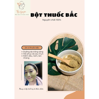 Bột Thuôc Bắc 24 vị nguyên chất Naturfarm ủ trắng dưỡng da, bột thuôc bắc tắm trắng 24 vị nguyên chất
