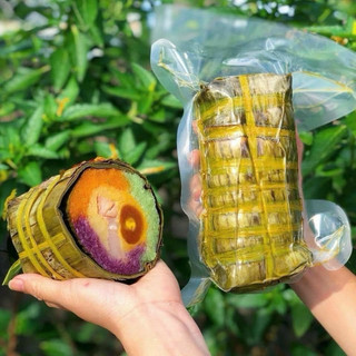 Bánh Tét trà cuôn - trà vinh đòn 1kg