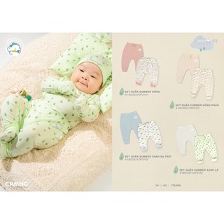 [Baby ChumChum x CHAANG] Set Quần Summer Cho Bé Sơ Sinh CHAANG