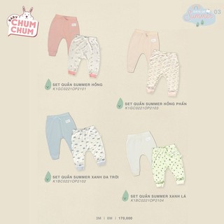 Set quần summer cho bé sơ sinh chaang