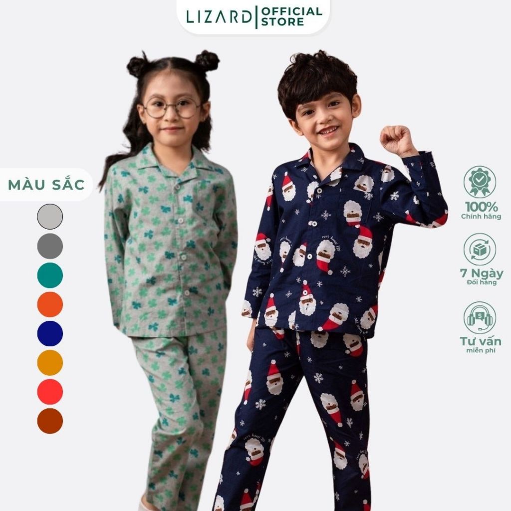 Đồ bộ Pyjama trẻ em Lizard cao cấp - 2LS22W038-B