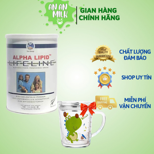 Sữa Non Kháng Thể Alpha Lipid Lifeline Chính Hãng 450g