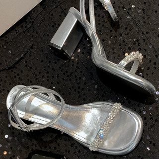 Giày cao gót nữ đế vuông nidos 10cm, giày sandal cao gót nữ siêu xinh, siêu xịn