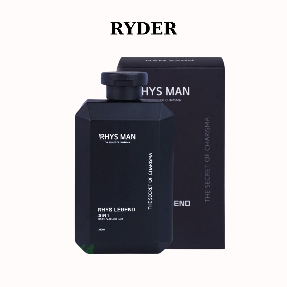 Sữa tắm gội nam Rhysman 3 in 1 Rhys Legend hương nước hoa 350ml