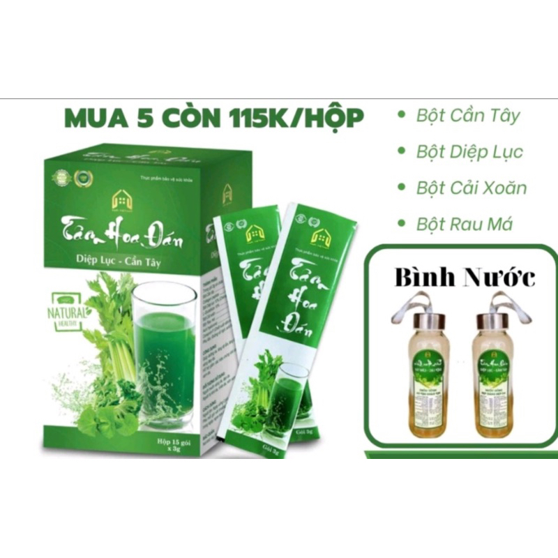 TÂM HOA ĐÁNTÂM HOA ĐÁN DIỆP LỤC CẦN TÂY COLLAGEN Giúp Đẹp Da, Đẹp Dáng