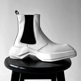 Giày Chelsea Boots Nam Mũi Vuông