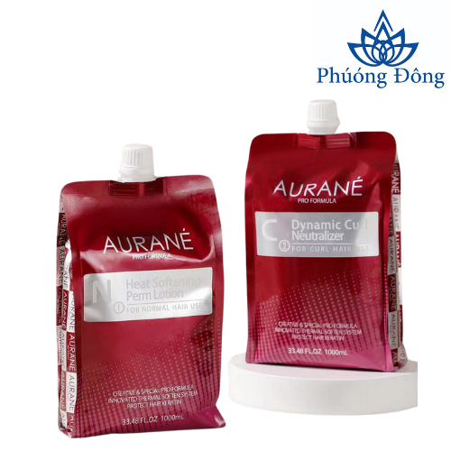 THUỐC UỐN, DUỖI TÓC AURANE PERM PHỤC HỒI TÓC 1000ML