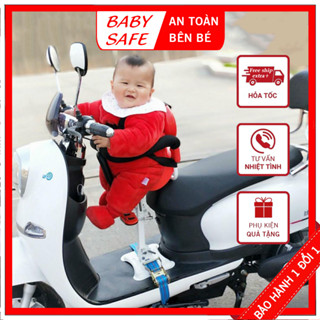 [Tặng gối] Ghế Ngồi Cho Bé Đi Xe Máy Tay Ga Phù Hợp xe Lead, Vision, SH, Mode, Liberty, Vespa, Click, Janus...(1)