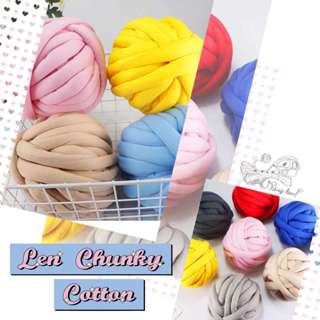 Len Chunky Cotton - Sợi To 20mm