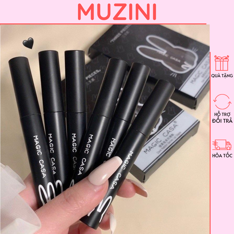Set 3 Son Kem Lì Thiết Kế Hình Thỏ Độc Đáo Muzini SM11