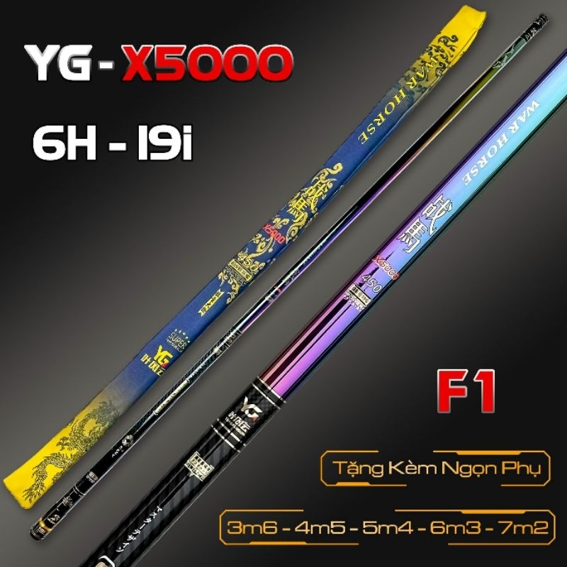 cần câu tay YG - X5000 ( 6H - 19i ) F1