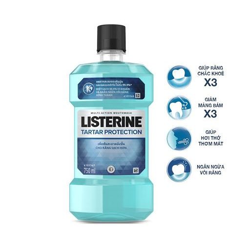 Nuoc súc miêng Listerine 750ml