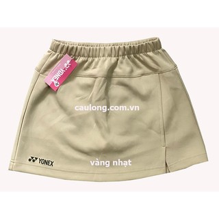 Váy cầu lông yonex 668 vàng nhạt