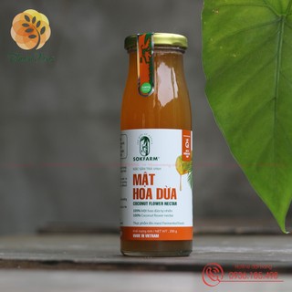 [Sokfarm] Mật Hoa Dừa Nguyên Chất 250g - Đặc sản Trà Vinh - 100% Coconut Flower Nectar - Low GI - Ngọt tự nhiên