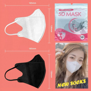 Sỉ set 100 cái khẩu trang 5d xuka - khẩu trang y tế 5d chống uv chống nắng chống bụi 3 lớp
