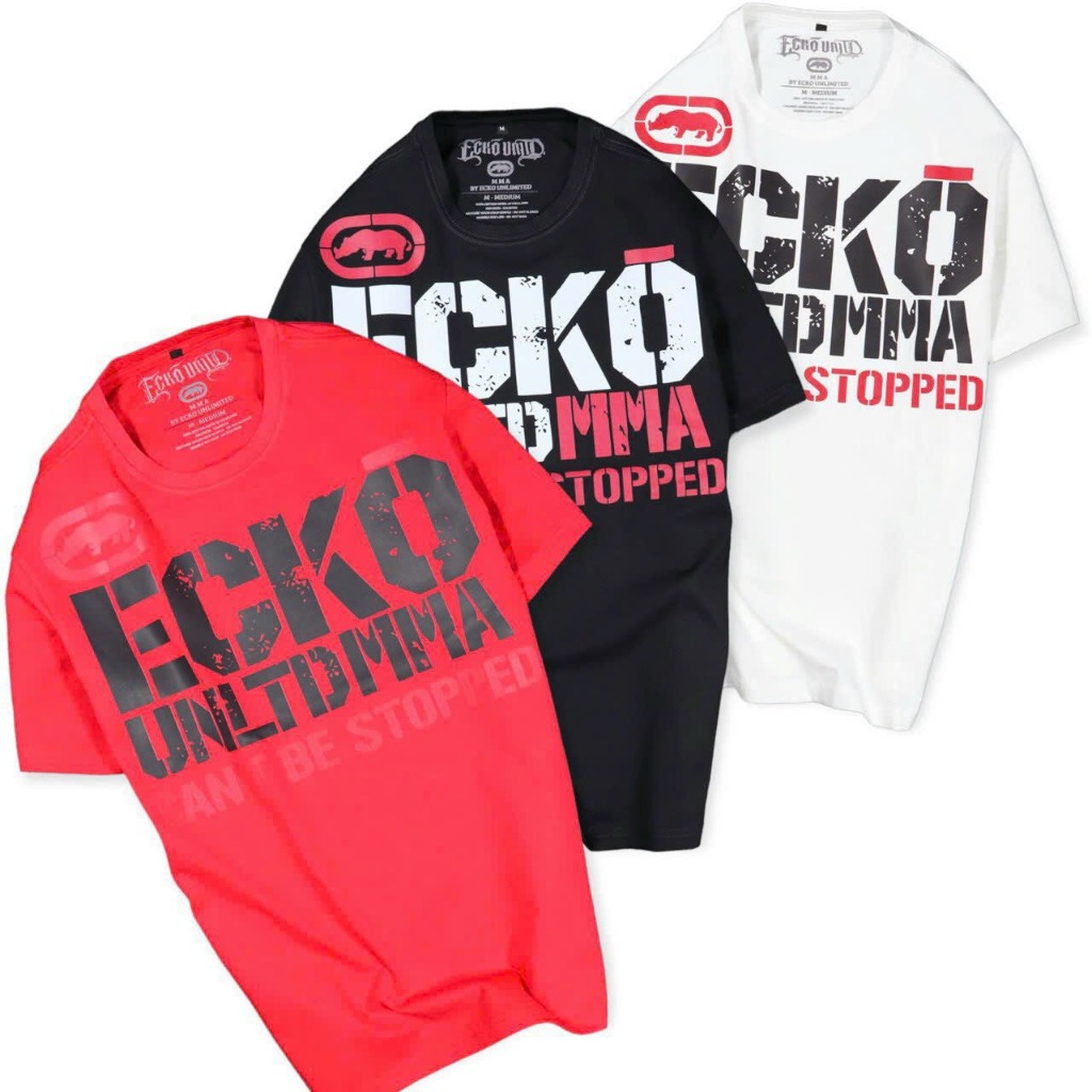 ÁO THUN NAM TAY NGẮN CỔ TRÒN ECKO UNLTD MMA STOPPED- ND DESIGN