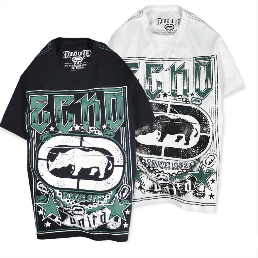 ÁO THUN NAM TAY NGẮN CỔ TRÒN ECKO UNLTD TÊ GIÁC - ND DESIGN