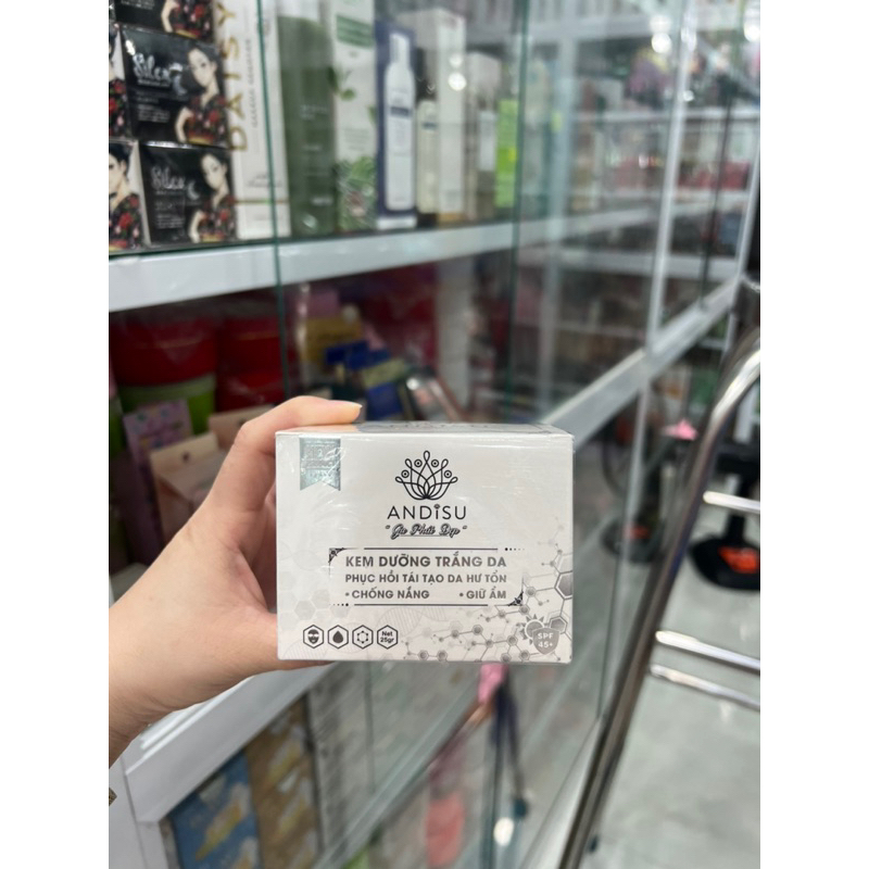 Kem Andisu Dưỡng Trắng Da Giữ Ẩm