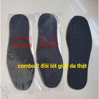 Combo 2 đôi Lót giày nam da thật các loại
