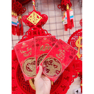Bao lì xì nhung đỏ Bao lì xì tết 2025