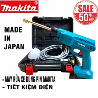 MÁY RỬA XE PIN MAKITA 199V - GIA ĐÌNH - MÁY XỊT TƯỚI HOA - MÁY VỆ SINH MÁY LẠNH CAO ÁP